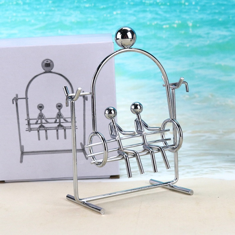 Office Tech - 1PC Lovers Swing Kinetic Art Balance