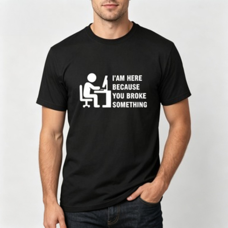 The Office It Tech - Soft Cotton Men T-shirt Tech Support