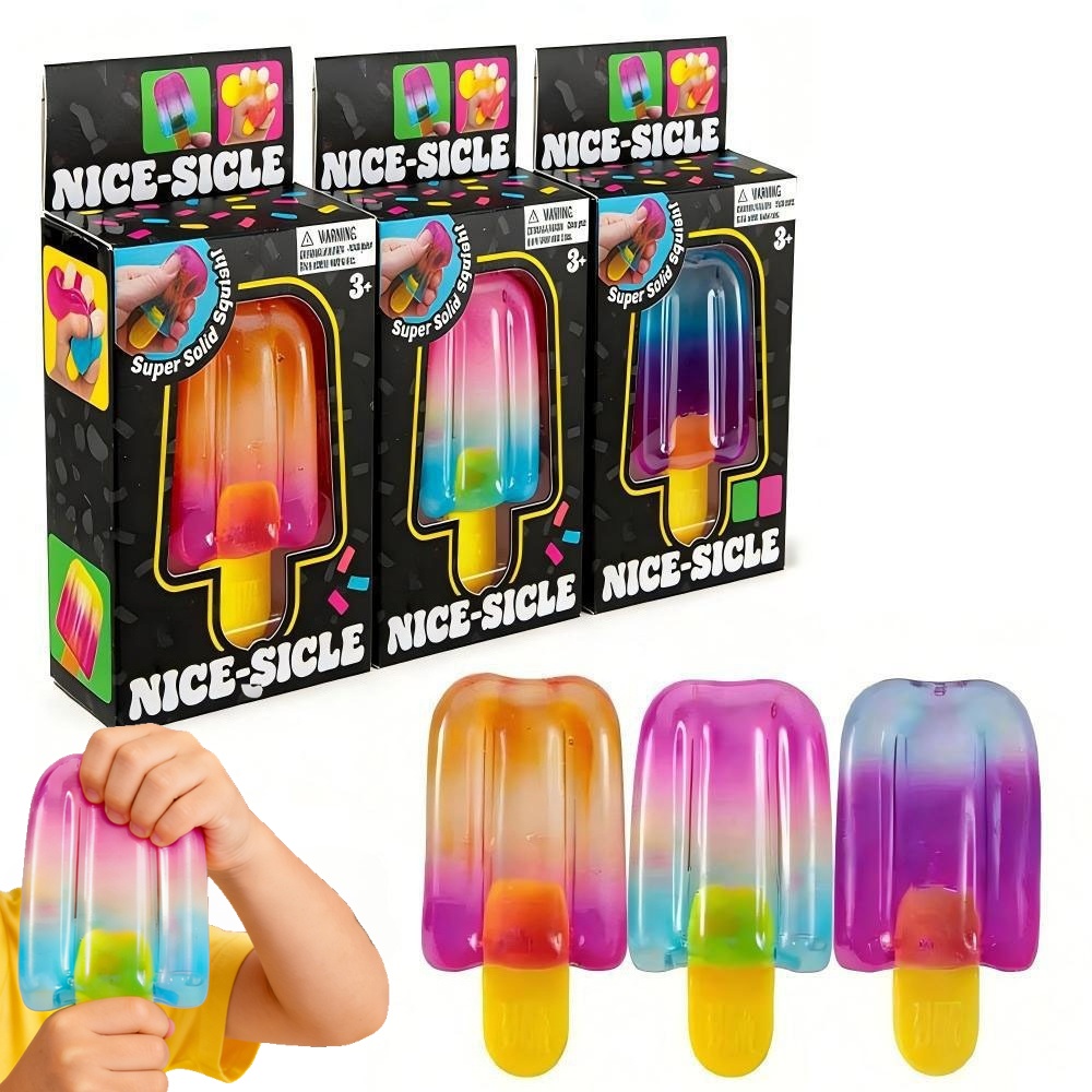 Office Tech - 1/3pcs Ice Cream Squishy Squeeze Toy