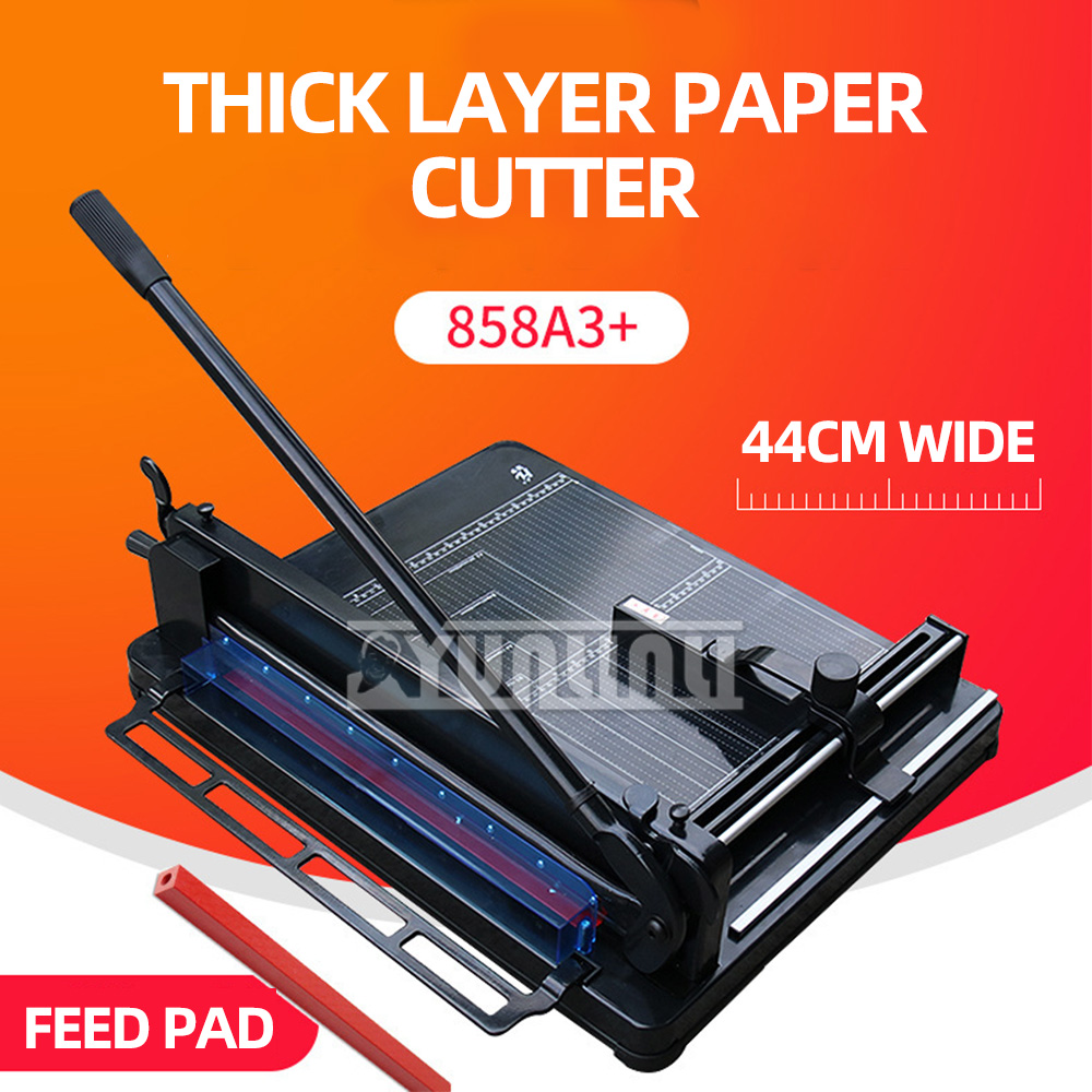 858A3+ Manual Paper Cutter Mac - Paper Cutting Guillotine ulasan dan harga