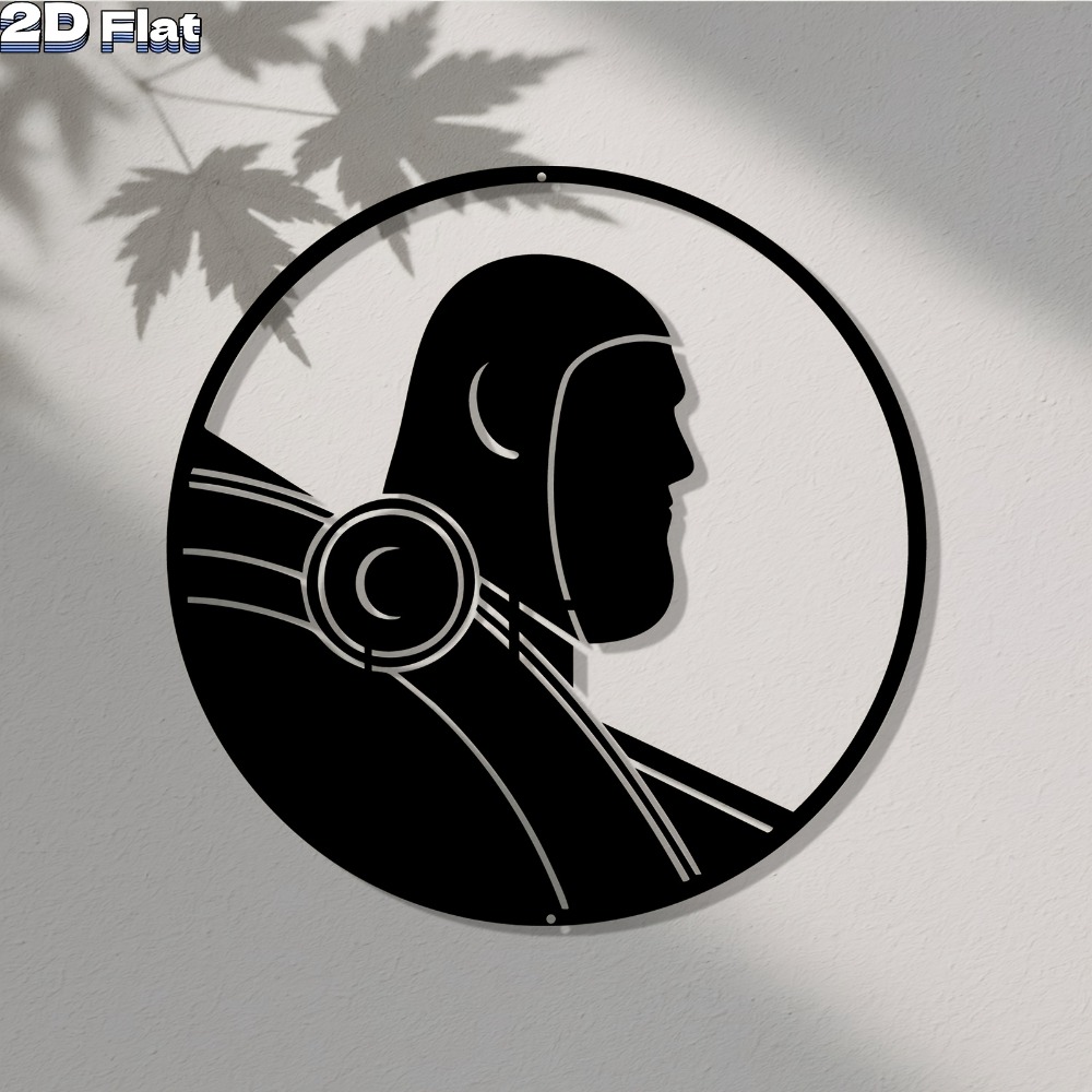 Modern Robot Aluminum Wall Art - Tech Office Wall ulasan dan harga