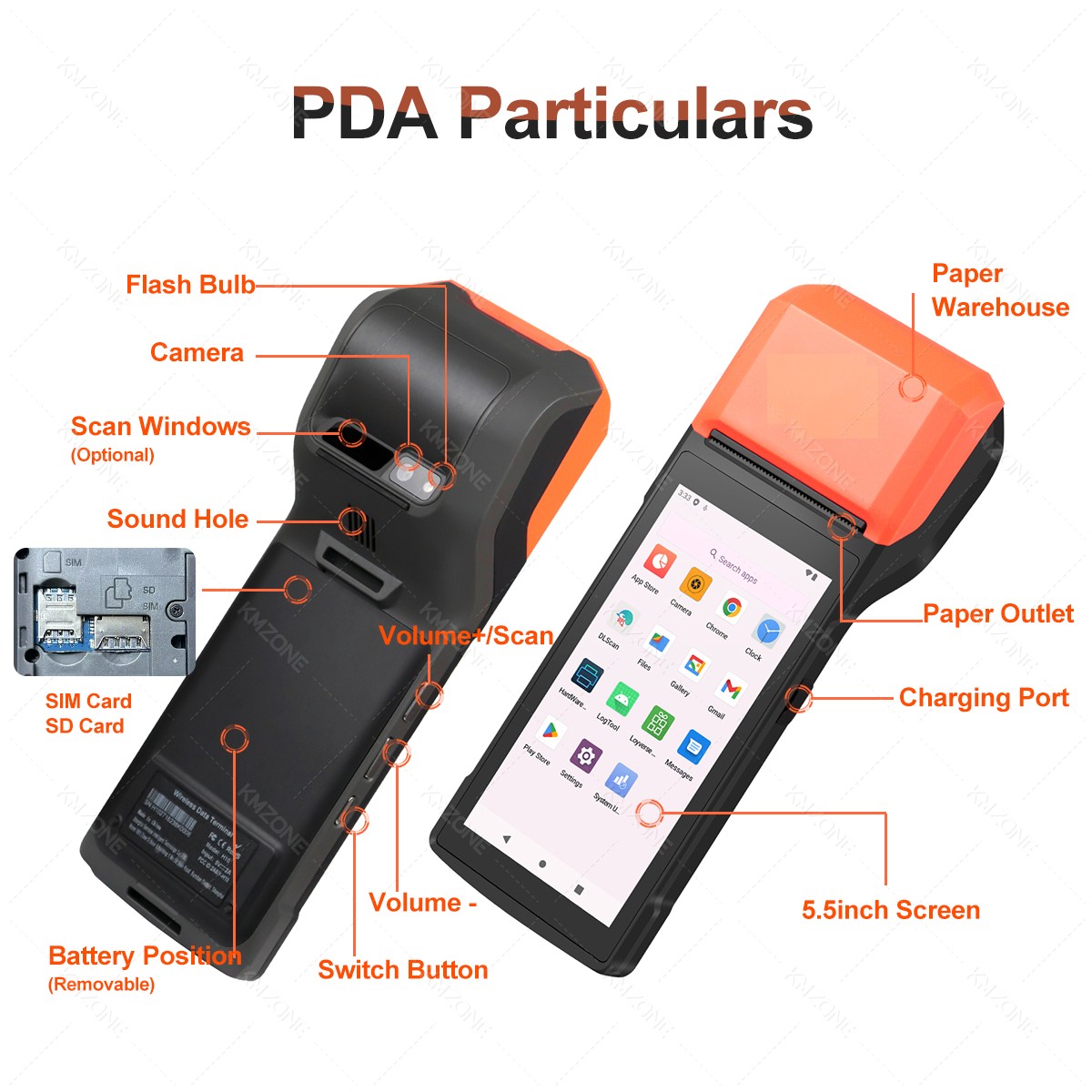 Handheld Android 13/14 PDA Pri - Pos Terminal Android ulasan dan harga