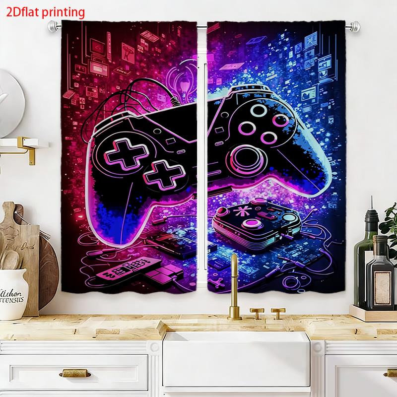 Neon Gaming Curtain Controller - Tech Office Youtube ulasan dan harga