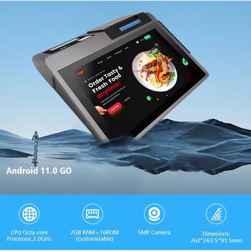 Android 11.0 ZCS Z100 Wifi Cas - Pos Terminal Android ulasan dan harga