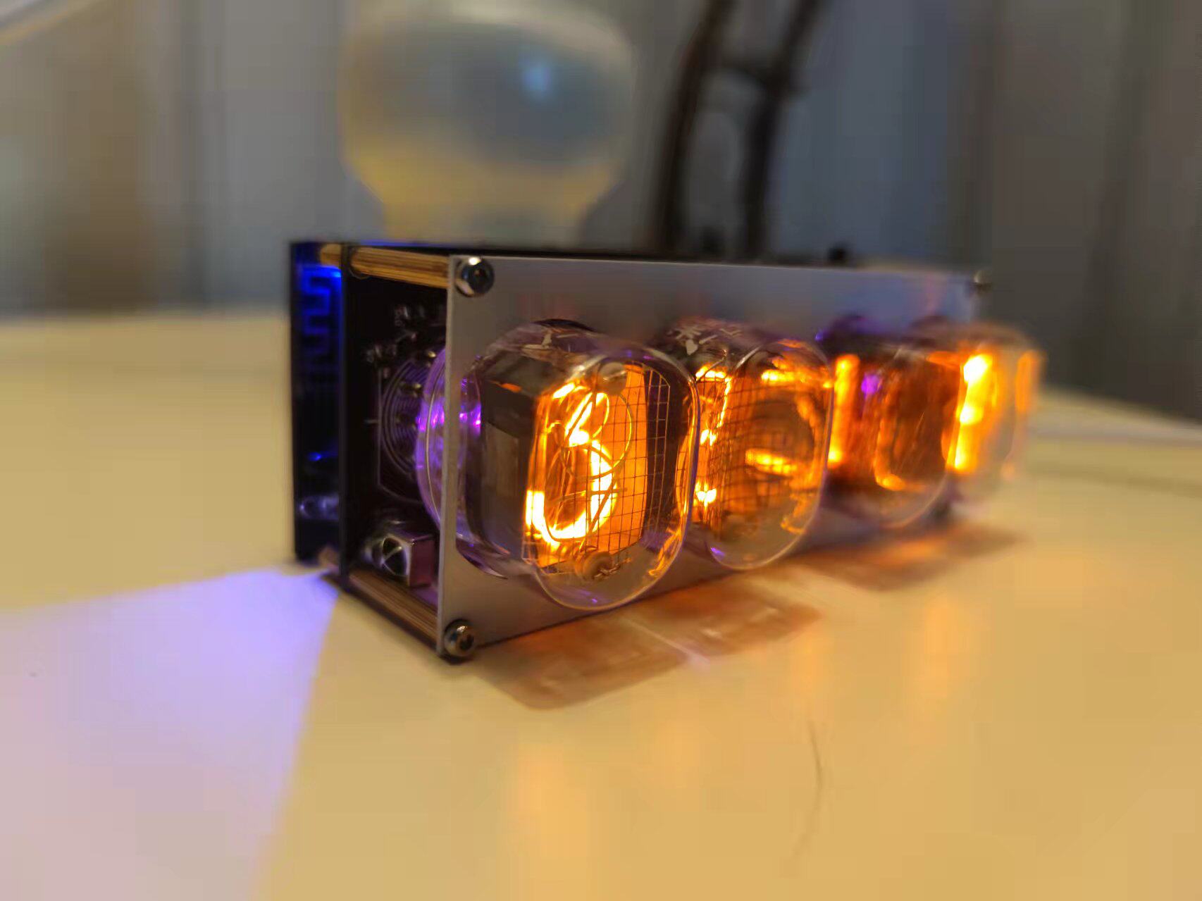 QS30-1 Nixie Tube Clock, Retro - Tech Office Youtube ulasan dan harga