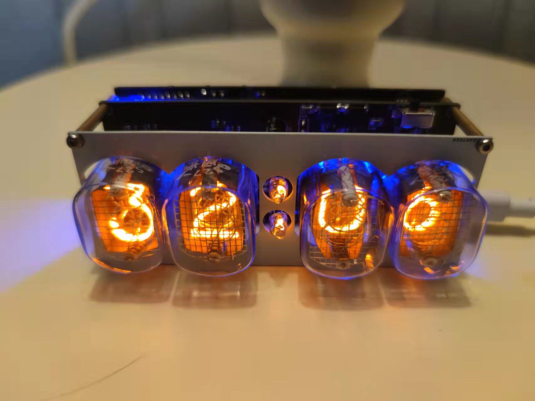 QS30-1 Nixie Tube Clock, Retro - Tech Office Youtube ulasan dan harga
