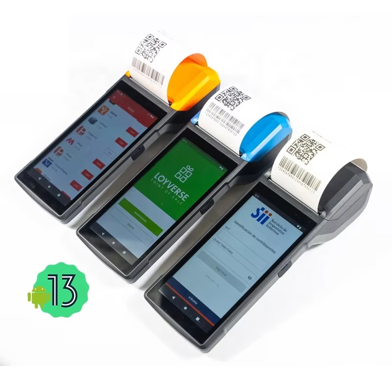 Handheld 4G NFC  Android 13/14 - Pos Terminal Android ulasan dan harga
