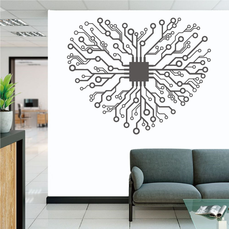 Love Chip Tech Company Office  - Tech Office Wall ulasan dan harga