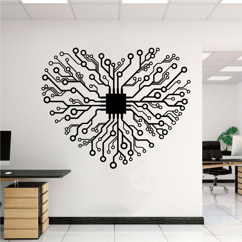 Love Chip Tech Company Office  - Tech Office Wall ulasan dan harga