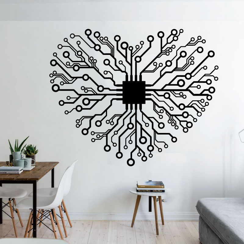 Love Chip Tech Company Office  - Tech Office Wall ulasan dan harga