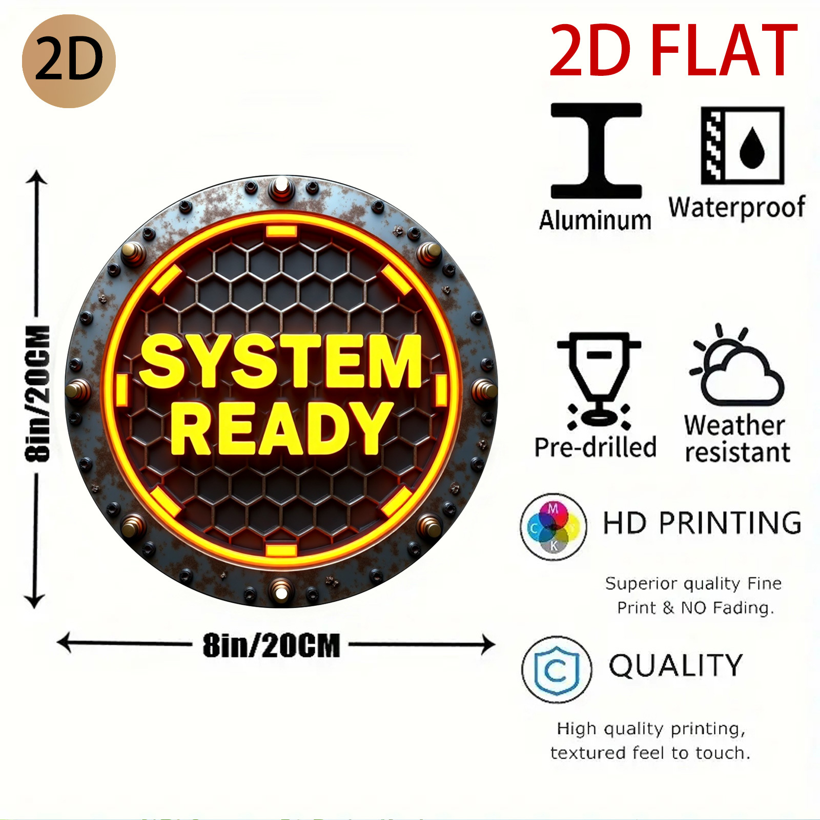 2D Flat, 2d Flat Circular Indu - Tech Office Wall ulasan dan harga