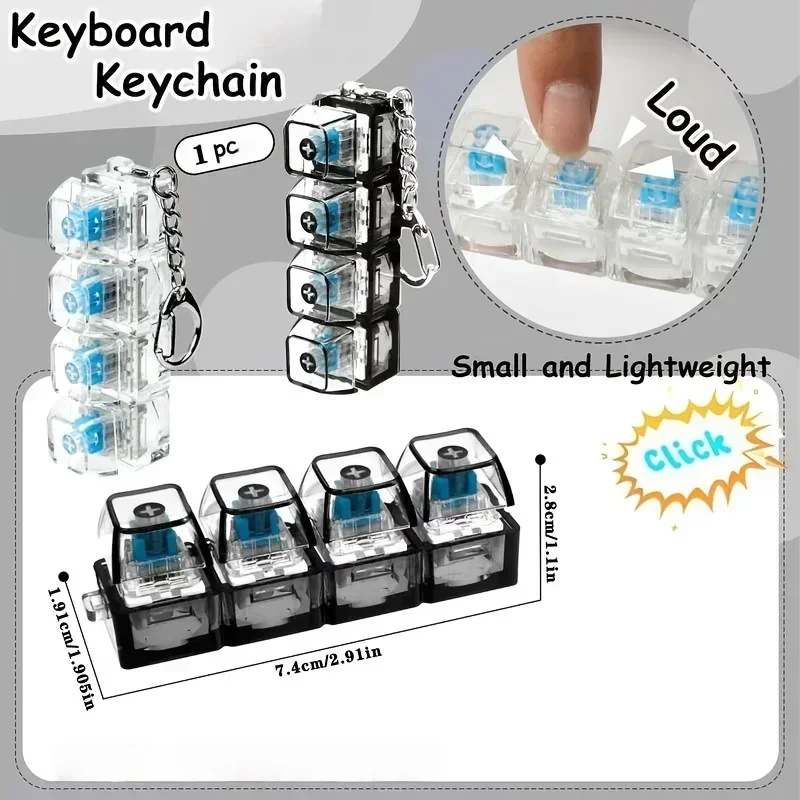 1pcs LED Keyboard Keycap Stres - Office Tech ulasan dan harga