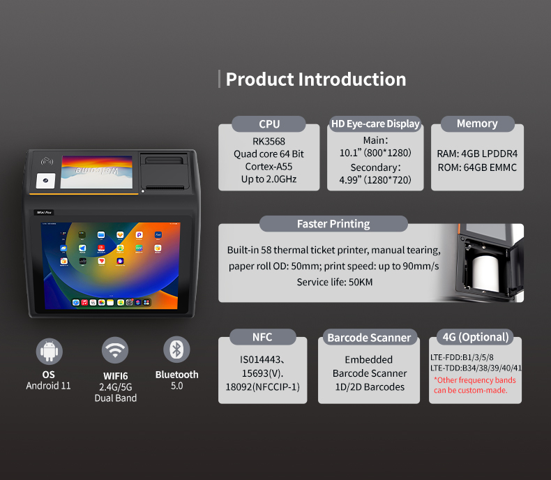 D3-Mini Smart Android POS Term - Pos Terminal Android ulasan dan harga