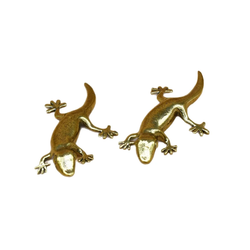 Handmade Bronze Retro Gecko Li - Office Tech ulasan dan harga