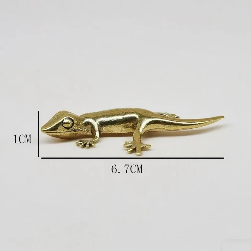 Handmade Bronze Retro Gecko Li - Office Tech ulasan dan harga